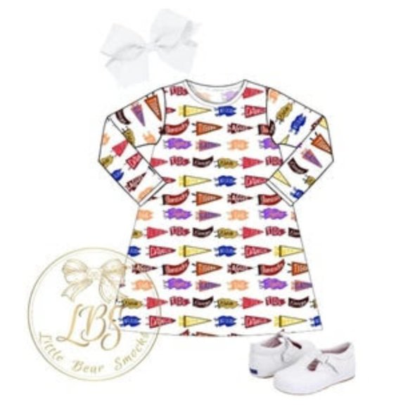 SEC Pennant Dress Size 6M - Picture 2 of 2